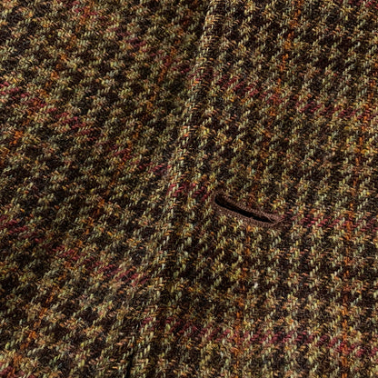 【中古品】【メンズ】 OCTOPUS ARMY オクトパス アーミー × HARRIS TWEED ハリスツイード 別注コラボ BOA LINER WOOL JACKET ボア ライナー ウール ジャケット アウター 145-261009-sa-03-teih サイズ：M カラー：ブラウン 万代Net店