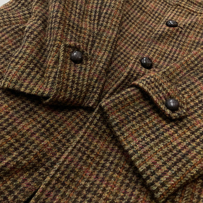 【中古品】【メンズ】 OCTOPUS ARMY オクトパス アーミー × HARRIS TWEED ハリスツイード 別注コラボ BOA LINER WOOL JACKET ボア ライナー ウール ジャケット アウター 145-261009-sa-03-teih サイズ：M カラー：ブラウン 万代Net店