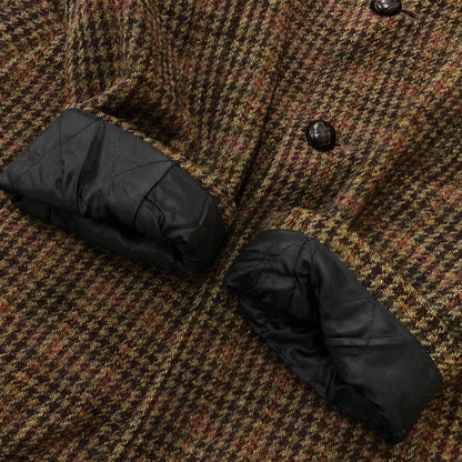 【中古品】【メンズ】 OCTOPUS ARMY オクトパス アーミー × HARRIS TWEED ハリスツイード 別注コラボ BOA LINER WOOL JACKET ボア ライナー ウール ジャケット アウター 145-261009-sa-03-teih サイズ：M カラー：ブラウン 万代Net店