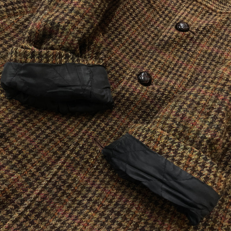 【中古品】【メンズ】 OCTOPUS ARMY オクトパス アーミー × HARRIS TWEED ハリスツイード 別注コラボ BOA LINER WOOL JACKET ボア ライナー ウール ジャケット アウター 145-261009-sa-03-teih サイズ：M カラー：ブラウン 万代Net店