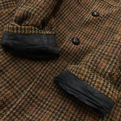 【中古品】【メンズ】 OCTOPUS ARMY オクトパス アーミー × HARRIS TWEED ハリスツイード 別注コラボ BOA LINER WOOL JACKET ボア ライナー ウール ジャケット アウター 145-261009-sa-03-teih サイズ：M カラー：ブラウン 万代Net店