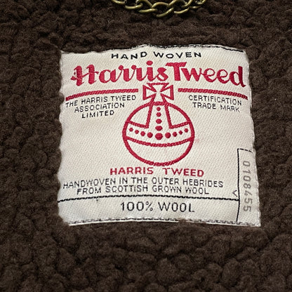 【中古品】【メンズ】 OCTOPUS ARMY オクトパス アーミー × HARRIS TWEED ハリスツイード 別注コラボ BOA LINER WOOL JACKET ボア ライナー ウール ジャケット アウター 145-261009-sa-03-teih サイズ：M カラー：ブラウン 万代Net店
