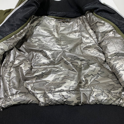 【中古品】【メンズ】 VANSON バンソン OVAL EMBLEM MA-1 FLIGHT JACKET NVJK-2504 オーバルエンブレム MA-1 フライトジャケット アウター 145-261009-ko-10-teih サイズ：L カラー：カーキ 万代Net店