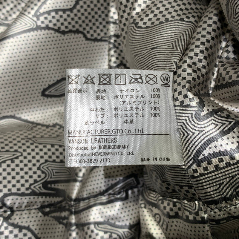 【中古品】【メンズ】 VANSON バンソン OVAL EMBLEM MA-1 FLIGHT JACKET NVJK-2504 オーバルエンブレム MA-1 フライトジャケット アウター 145-261009-ko-10-teih サイズ：L カラー：カーキ 万代Net店