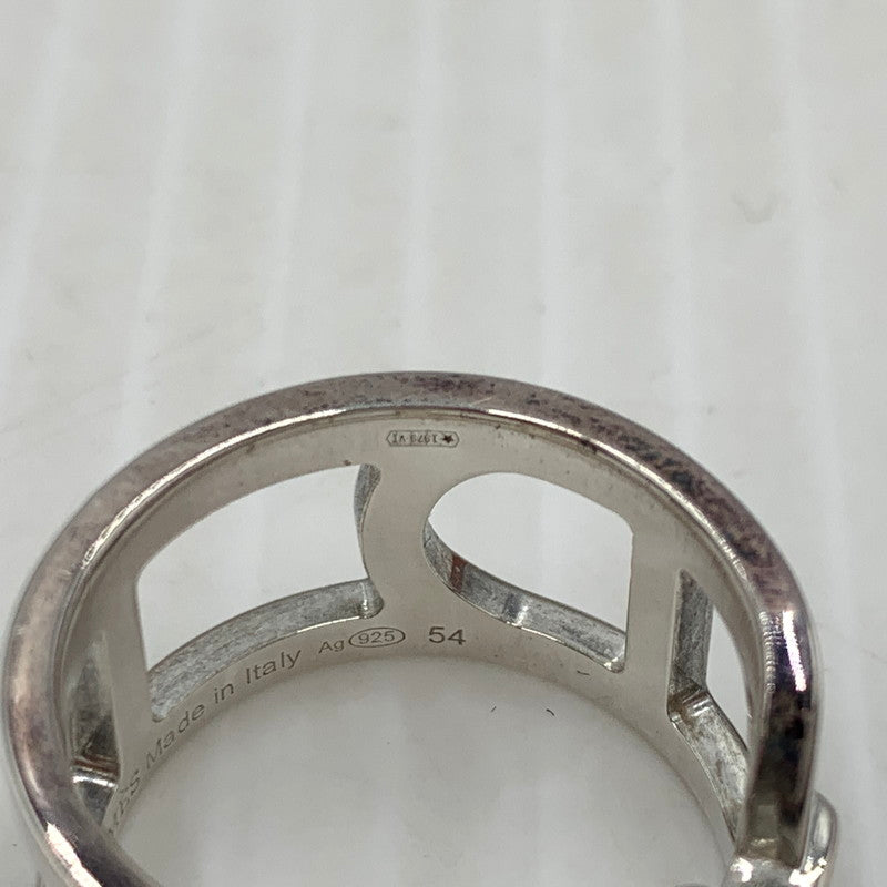 【中古品】【メンズ/レディース】 HERMES エルメス エヴァー シェーヌ ダンクル MM アクセサリー 指輪 Ag925 182-261009-ko-22-teih サイズ：54 カラー：シルバー 万代Net店