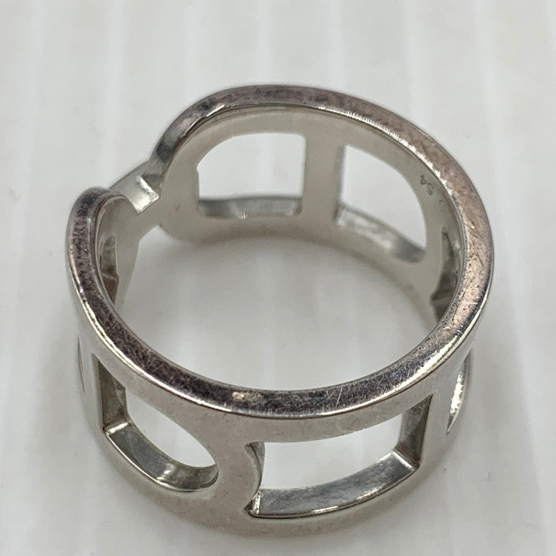 【中古品】【メンズ/レディース】 HERMES エルメス エヴァー シェーヌ ダンクル MM アクセサリー 指輪 Ag925 182-261009-ko-22-teih サイズ：54 カラー：シルバー 万代Net店