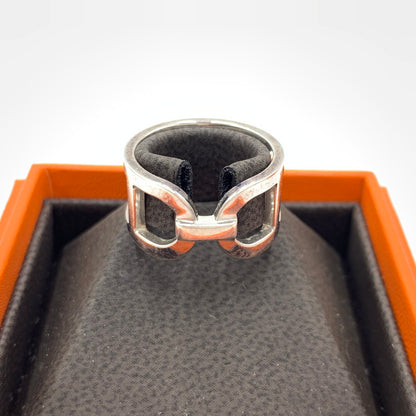 【中古品】【メンズ/レディース】 HERMES エルメス エヴァー シェーヌ ダンクル MM アクセサリー 指輪 Ag925 182-261009-ko-22-teih サイズ：54 カラー：シルバー 万代Net店