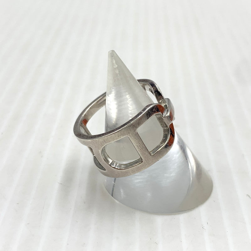 【中古品】【メンズ/レディース】 HERMES エルメス エヴァー シェーヌ ダンクル MM アクセサリー 指輪 Ag925 182-261009-ko-22-teih サイズ：54 カラー：シルバー 万代Net店