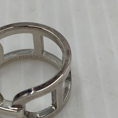 【中古品】【メンズ/レディース】 HERMES エルメス エヴァー シェーヌ ダンクル MM アクセサリー 指輪 Ag925 182-261009-ko-22-teih サイズ：54 カラー：シルバー 万代Net店
