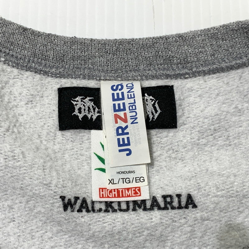 【中古品】【メンズ】 WACKO MARIA ワコマリア × 舐達磨 別注 コラボ HIGH TIMES SWEAT ハイ タイマス スウェット トップス トレーナー 140-261009-ko-03-teih サイズ：XL カラー：グレー 万代Net店