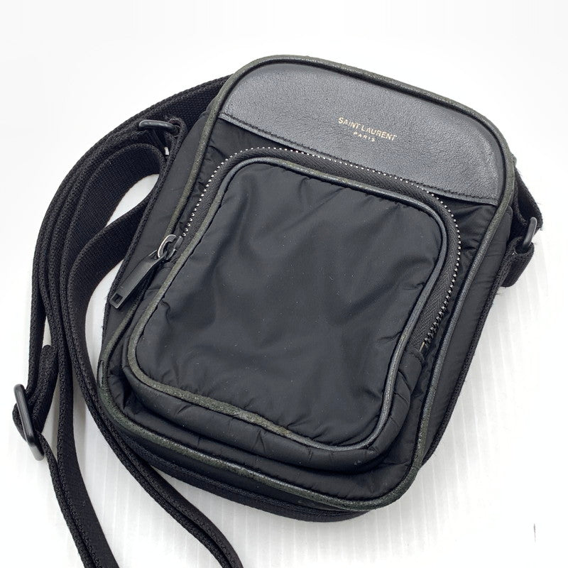 【現状渡し品】【メンズ/レディース】 Saint Laurent サン・ローラン MINI SHOULDER BAG 779661 ミニ ショルダーバッグ カバン カメラバッグ 180-261011-ko-13-teih カラー：ブラック 万代Net店