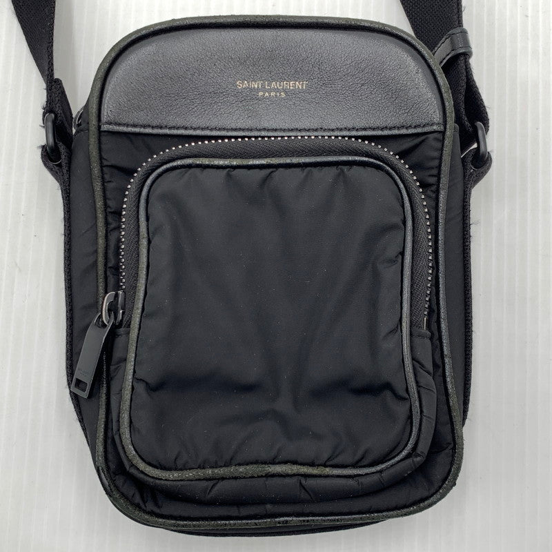 【現状渡し品】【メンズ/レディース】 Saint Laurent サン・ローラン MINI SHOULDER BAG 779661 ミニ ショルダーバッグ カバン カメラバッグ 180-261011-ko-13-teih カラー：ブラック 万代Net店