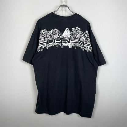 【中古品】【メンズ】 Supreme シュプリーム 26SS SUPPER S/S TEE サパー ショートスリーブTシャツ 半袖トップス 149-261014-ss-02-teih サイズ：XL カラー：ブラック 万代Net店