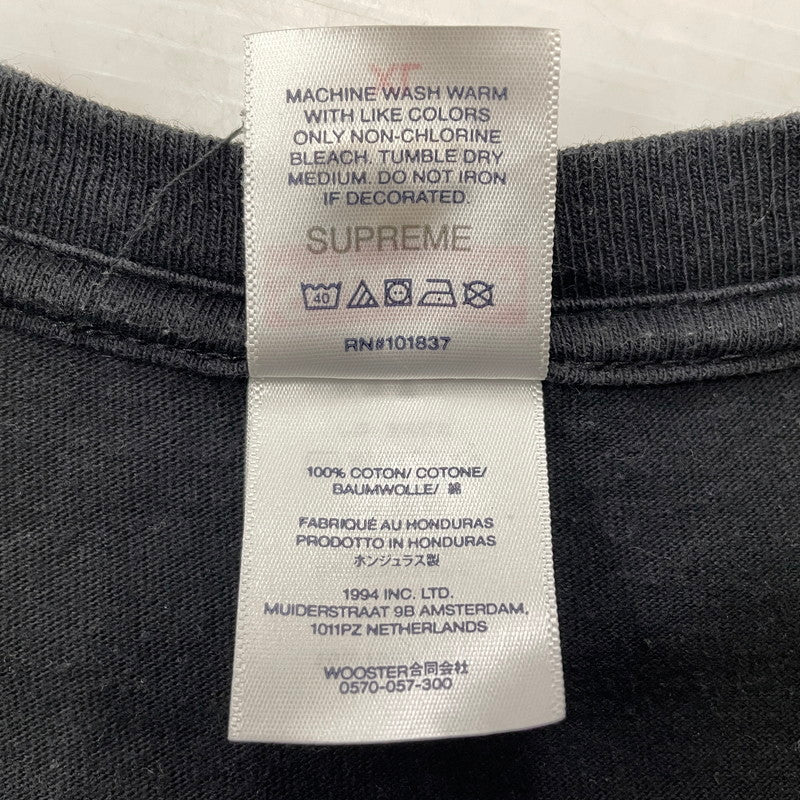 【中古品】【メンズ】 Supreme シュプリーム 26SS SUPPER S/S TEE サパー ショートスリーブTシャツ 半袖トップス 149-261014-ss-02-teih サイズ：XL カラー：ブラック 万代Net店