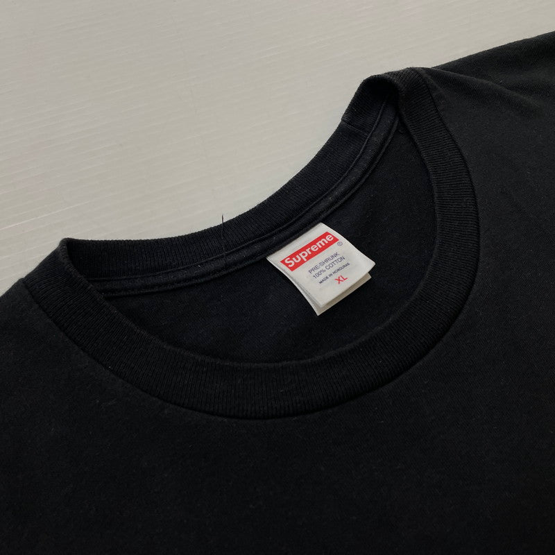 【中古品】【メンズ】 Supreme シュプリーム 26SS SUPPER S/S TEE サパー ショートスリーブTシャツ 半袖トップス 149-261014-ss-02-teih サイズ：XL カラー：ブラック 万代Net店