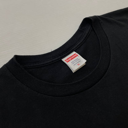 【中古品】【メンズ】 Supreme シュプリーム 26SS SUPPER S/S TEE サパー ショートスリーブTシャツ 半袖トップス 149-261014-ss-02-teih サイズ：XL カラー：ブラック 万代Net店