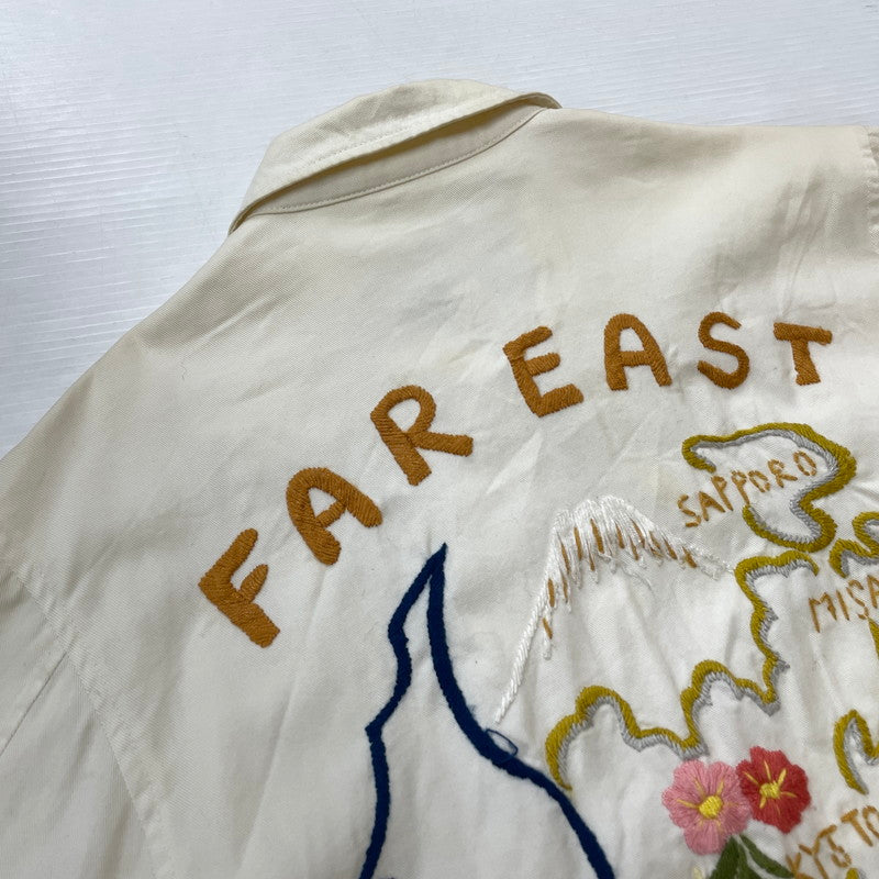 【中古品】【メンズ】 HOUSTON ヒューストン SOUVENIR VIETHAM JACKET MILITARY スーベニア ベトナムジャケット ミリタリー アウター 145-261014-ss-08-teih サイズ：M カラー：ホワイト 万代Net店