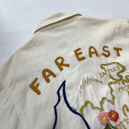 【中古品】【メンズ】 HOUSTON ヒューストン SOUVENIR VIETHAM JACKET MILITARY スーベニア ベトナムジャケット ミリタリー アウター 145-261014-ss-08-teih サイズ：M カラー：ホワイト 万代Net店