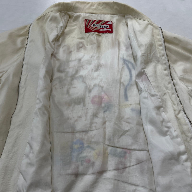【中古品】【メンズ】 HOUSTON ヒューストン SOUVENIR VIETHAM JACKET MILITARY スーベニア ベトナムジャケット ミリタリー アウター 145-261014-ss-08-teih サイズ：M カラー：ホワイト 万代Net店