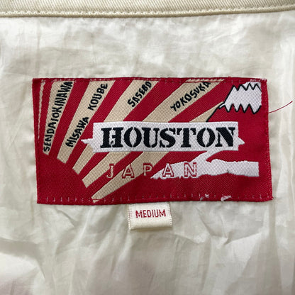 【中古品】【メンズ】 HOUSTON ヒューストン SOUVENIR VIETHAM JACKET MILITARY スーベニア ベトナムジャケット ミリタリー アウター 145-261014-ss-08-teih サイズ：M カラー：ホワイト 万代Net店