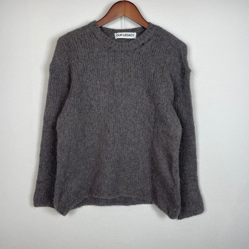 【中古品】【メンズ】 OUR LEGACY アワーレガシー POPOVER ROUNDNECK KNIT W4243PF ポップオーバー ラウンドネック トップス セーター 168-261014-ss-05-teih サイズ：32 カラー：グレー 万代Net店