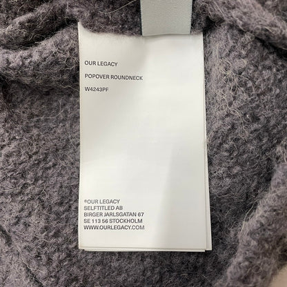 【中古品】【メンズ】 OUR LEGACY アワーレガシー POPOVER ROUNDNECK KNIT W4243PF ポップオーバー ラウンドネック トップス セーター 168-261014-ss-05-teih サイズ：32 カラー：グレー 万代Net店