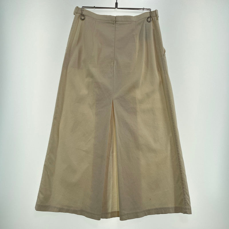 【中古品】【レディース】 MiuMiu ミュウミュウ LONG SKIRT MADE IN ITALY ロングスカート ボトムス イタリア製 168-261014-ss-13-teih サイズ：42 カラー：アイボリー 万代Net店