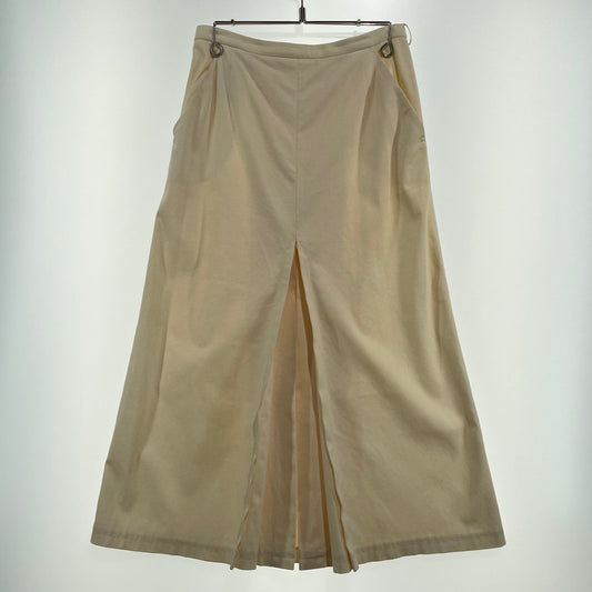 【中古品】【レディース】 MiuMiu ミュウミュウ LONG SKIRT MADE IN ITALY ロングスカート ボトムス イタリア製 168-261014-ss-13-teih サイズ：42 カラー：アイボリー 万代Net店