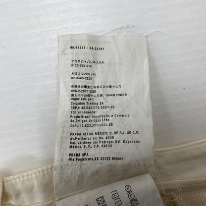 【中古品】【レディース】 MiuMiu ミュウミュウ LONG SKIRT MADE IN ITALY ロングスカート ボトムス イタリア製 168-261014-ss-13-teih サイズ：42 カラー：アイボリー 万代Net店