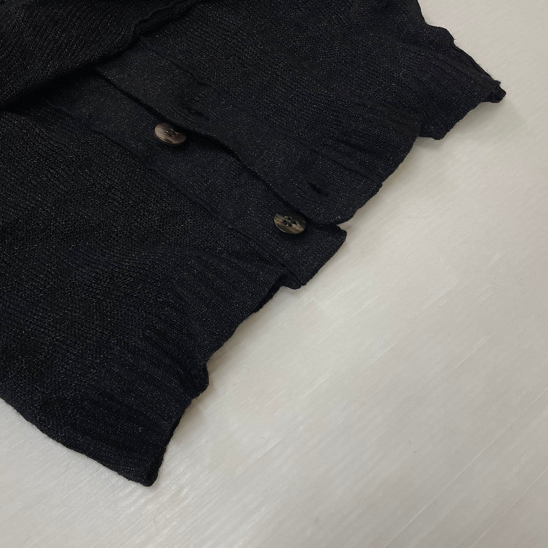 【中古品】【レディース】 JUNYA WATANABE COMME DES GARCONS ジュンヤワタナベコムデギャルソン CROPPED CARDIGAN クロップド カーディガン トップス 168-261014-ss-06-teih サイズ：不明 カラー：ブラック 万代Net店