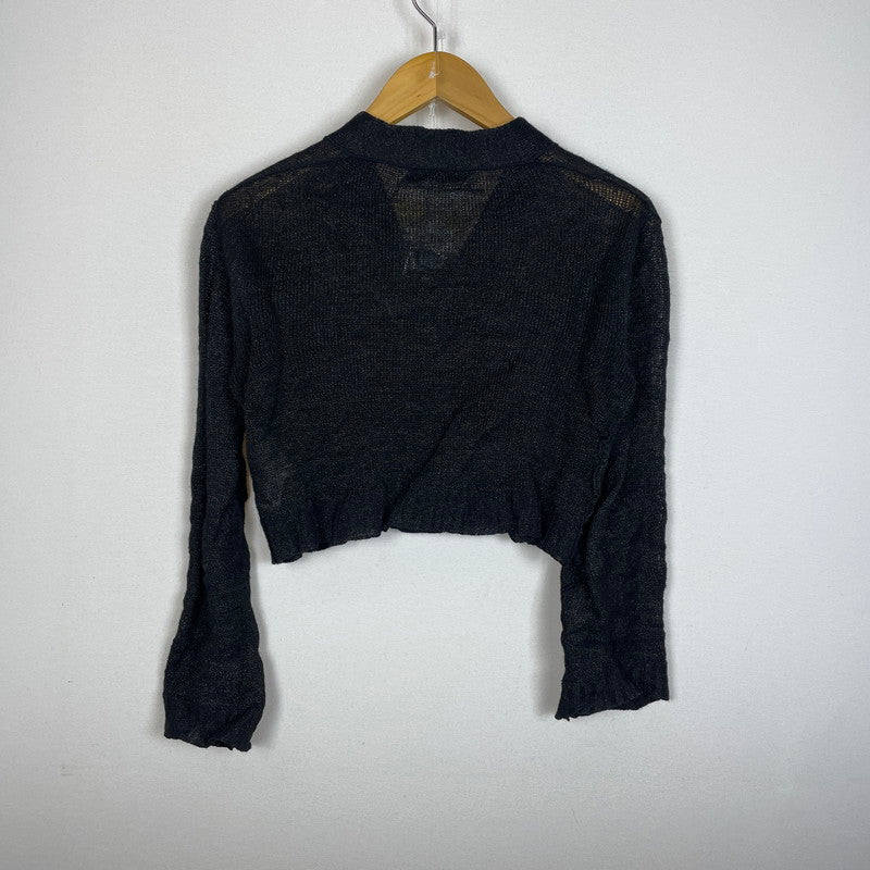 【中古品】【レディース】 JUNYA WATANABE COMME DES GARCONS ジュンヤワタナベコムデギャルソン CROPPED CARDIGAN クロップド カーディガン トップス 168-261014-ss-06-teih サイズ：不明 カラー：ブラック 万代Net店