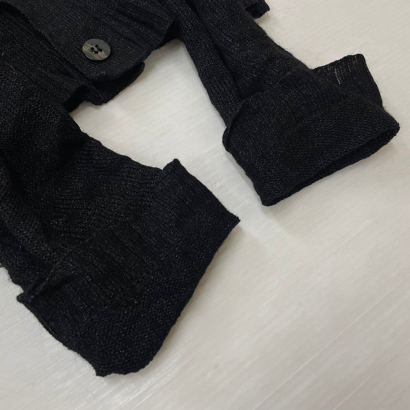 【中古品】【レディース】 JUNYA WATANABE COMME DES GARCONS ジュンヤワタナベコムデギャルソン CROPPED CARDIGAN クロップド カーディガン トップス 168-261014-ss-06-teih サイズ：不明 カラー：ブラック 万代Net店