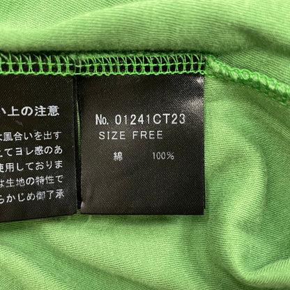 【中古品】【レディース】 HYSTERIC GLAMOUR ヒステリックグラマー HYSTERIC BUTTERFLY RINGER BABY TEE 01241CT23 ヒステリック バタフライ リンガーチビTシャツ 168-261014-ss-01-teih サイズ：F カラー：グリーン 万代Net店