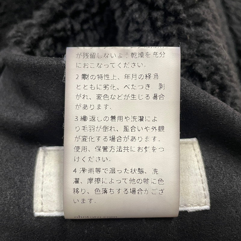 【中古品】【レディース】 OHOTORO オオトロ OSLO REVERSIBLE MUSTANG JACKET オスロ リバーシブル ムスタングジャケット アウター 169-261014-ss-12-teih サイズ：不明 カラー：ブラック 万代Net店