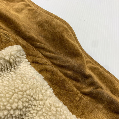 【中古品】【メンズ】 GAP ギャップ COWHIDE SUEDE JACKET カウレザー スウェードジャケット アウター 裏ボア 147-261009-ko-08-teih サイズ：不明 カラー：ブラウン 万代Net店