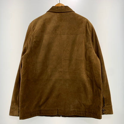 【中古品】【メンズ】 GAP ギャップ COWHIDE SUEDE JACKET カウレザー スウェードジャケット アウター 裏ボア 147-261009-ko-08-teih サイズ：不明 カラー：ブラウン 万代Net店