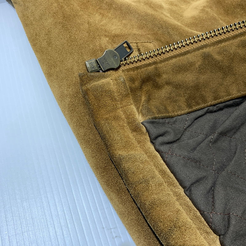 【中古品】【メンズ】 GAP ギャップ COWHIDE SUEDE JACKET カウレザー スウェードジャケット アウター 裏ボア 147-261009-ko-08-teih サイズ：不明 カラー：ブラウン 万代Net店