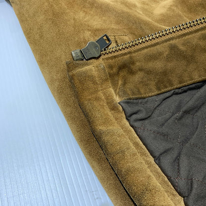 【中古品】【メンズ】 GAP ギャップ COWHIDE SUEDE JACKET カウレザー スウェードジャケット アウター 裏ボア 147-261009-ko-08-teih サイズ：不明 カラー：ブラウン 万代Net店
