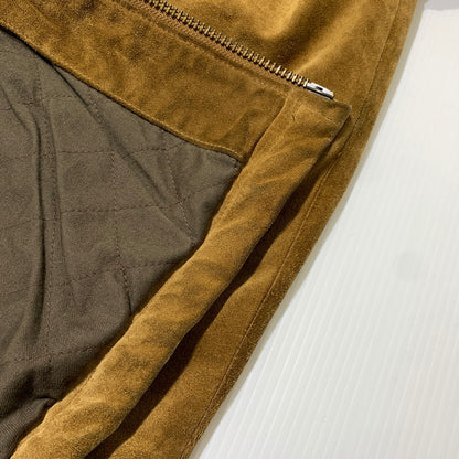 【中古品】【メンズ】 GAP ギャップ COWHIDE SUEDE JACKET カウレザー スウェードジャケット アウター 裏ボア 147-261009-ko-08-teih サイズ：不明 カラー：ブラウン 万代Net店