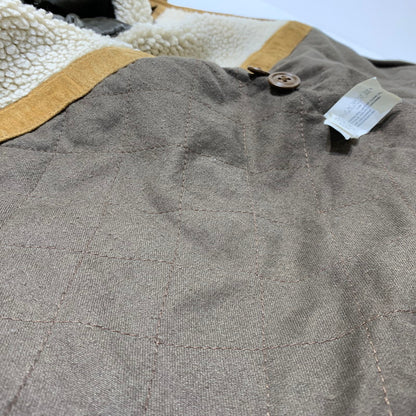 【中古品】【メンズ】 GAP ギャップ COWHIDE SUEDE JACKET カウレザー スウェードジャケット アウター 裏ボア 147-261009-ko-08-teih サイズ：不明 カラー：ブラウン 万代Net店