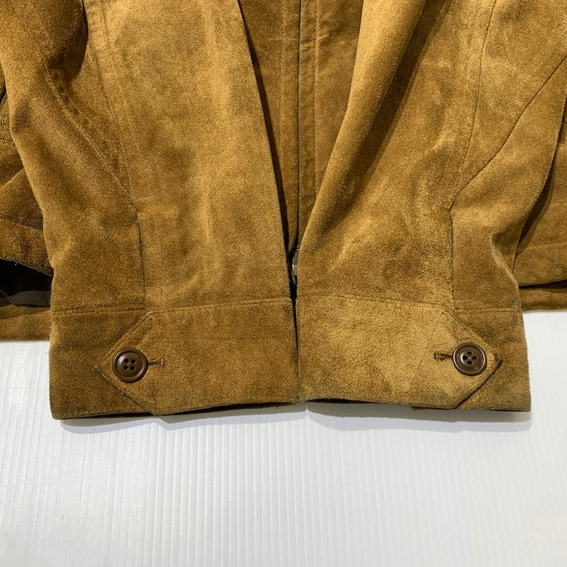 【中古品】【メンズ】 GAP ギャップ COWHIDE SUEDE JACKET カウレザー スウェードジャケット アウター 裏ボア 147-261009-ko-08-teih サイズ：不明 カラー：ブラウン 万代Net店