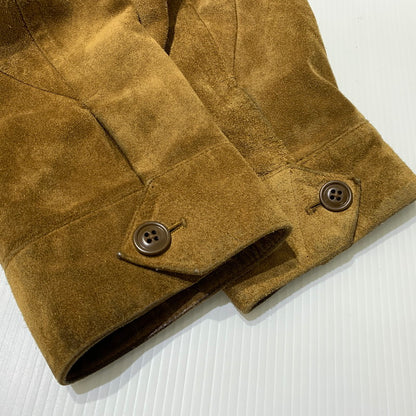 【中古品】【メンズ】 GAP ギャップ COWHIDE SUEDE JACKET カウレザー スウェードジャケット アウター 裏ボア 147-261009-ko-08-teih サイズ：不明 カラー：ブラウン 万代Net店