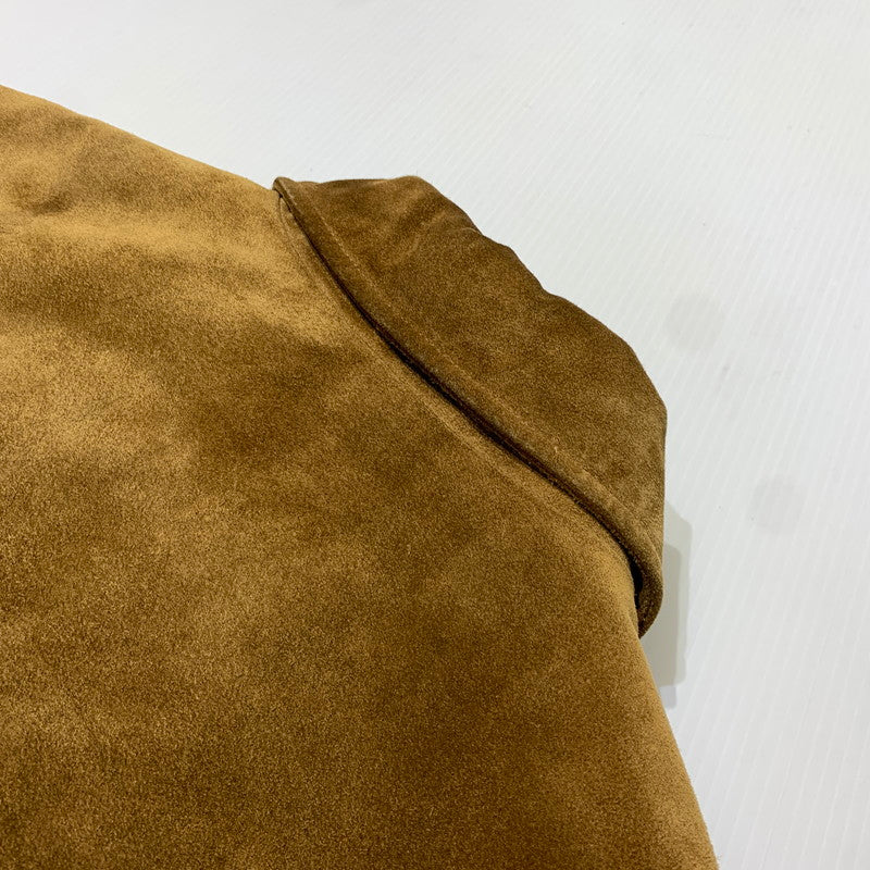 【中古品】【メンズ】 GAP ギャップ COWHIDE SUEDE JACKET カウレザー スウェードジャケット アウター 裏ボア 147-261009-ko-08-teih サイズ：不明 カラー：ブラウン 万代Net店