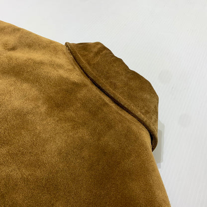 【中古品】【メンズ】 GAP ギャップ COWHIDE SUEDE JACKET カウレザー スウェードジャケット アウター 裏ボア 147-261009-ko-08-teih サイズ：不明 カラー：ブラウン 万代Net店