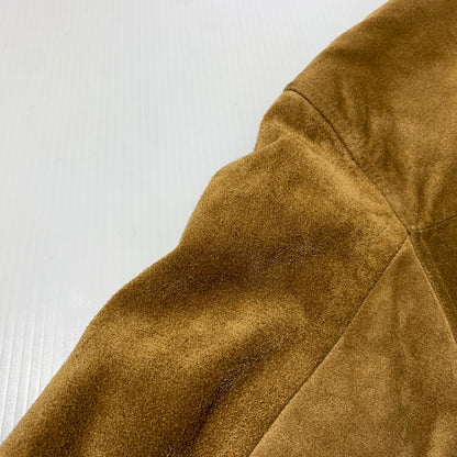 【中古品】【メンズ】 GAP ギャップ COWHIDE SUEDE JACKET カウレザー スウェードジャケット アウター 裏ボア 147-261009-ko-08-teih サイズ：不明 カラー：ブラウン 万代Net店