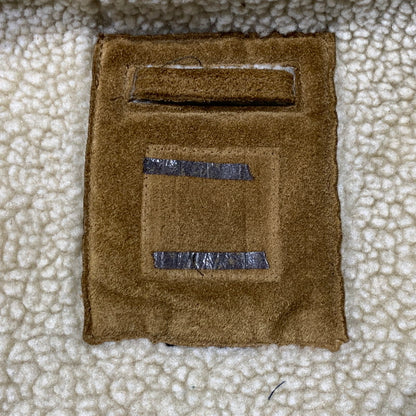 【中古品】【メンズ】 GAP ギャップ COWHIDE SUEDE JACKET カウレザー スウェードジャケット アウター 裏ボア 147-261009-ko-08-teih サイズ：不明 カラー：ブラウン 万代Net店