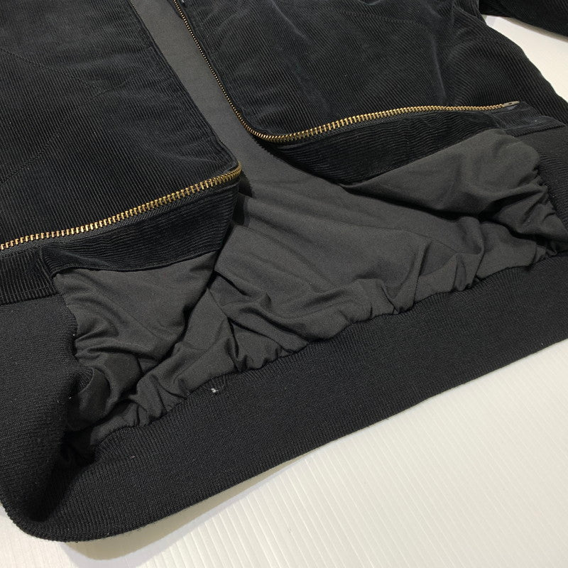 【中古品】【メンズ】 HUF ハフ MIXED UP CORD JACKET ミックスド アップ コード ジャケット アウター コーデュロイ 142-261009-ko-05-teih サイズ：S カラー：ブラック 万代Net店