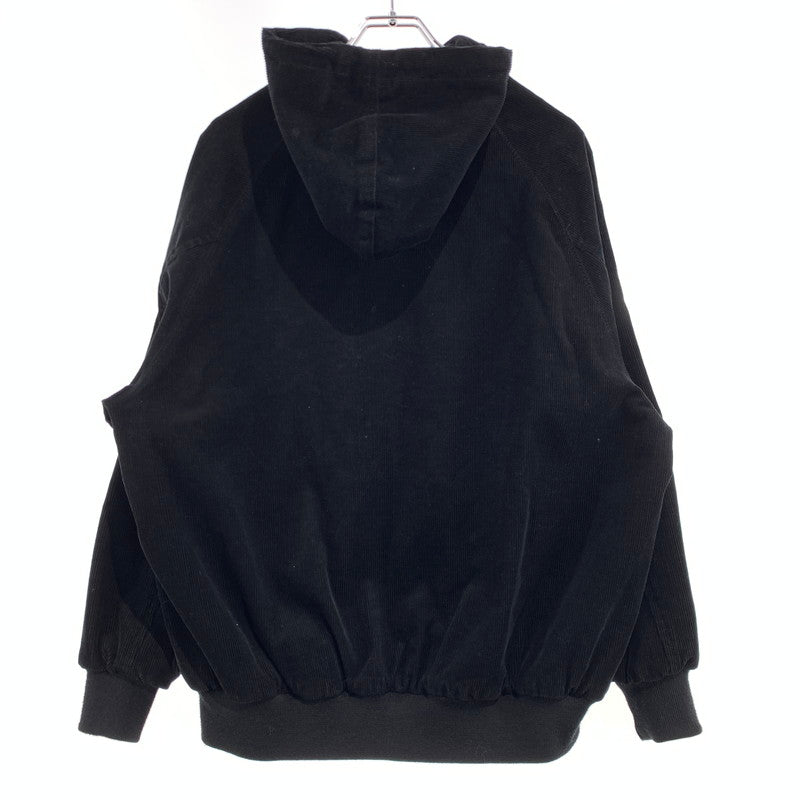 【中古品】【メンズ】 HUF ハフ MIXED UP CORD JACKET ミックスド アップ コード ジャケット アウター コーデュロイ 142-261009-ko-05-teih サイズ：S カラー：ブラック 万代Net店