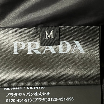 【中古品】【メンズ】 PRADA プラダ SHINY NYLON DOWN JACKET SGC089 シャイニー ナイロン ダウン ジャケット アウター 141-261011-sa-06-teih サイズ：M カラー：ブラック 万代Net店