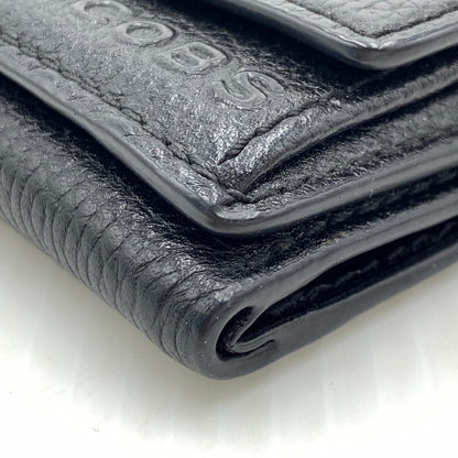 【中古品】【メンズ/レディース】 MARC JACOBS マーク・ジェイコブス THE TEXTURED BOX M0015111 001 テクスチャード ボックス 三つ折り財布 コンパクトウォレット 200-261011-ko-11-teih カラー：ブラック 万代Net店
